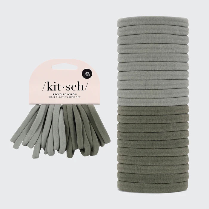 /Kit-sch/- Eco-Friendly Nylon Elastics 20pc set Eucalyptus