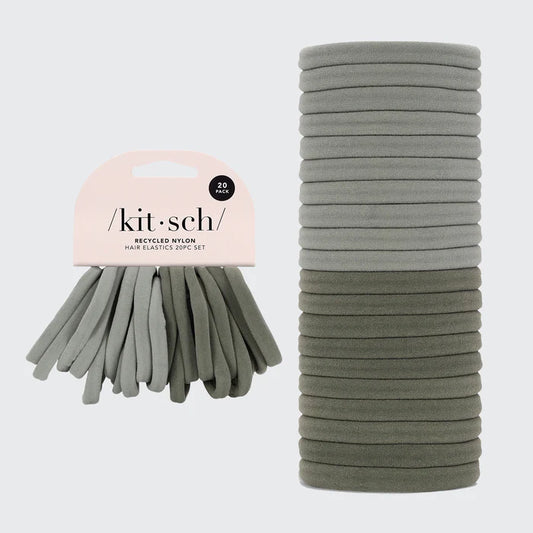 /Kit-sch/- Eco-Friendly Nylon Elastics 20pc set Eucalyptus